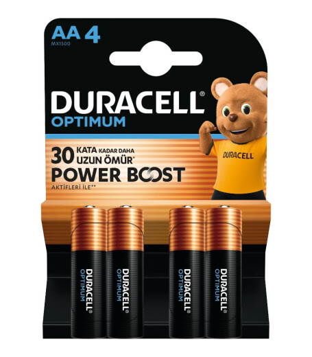 Duracell Optimum AA Kalın Kalem Pil (4 Adet)