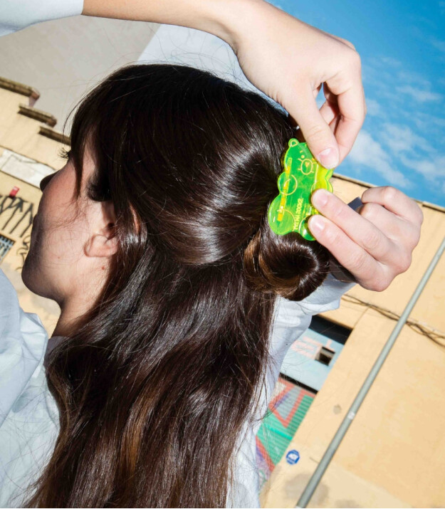 Eat My Socks Mandal Sa&ccedil; Toka (Fosforlu) // Gummy Bear Yellow