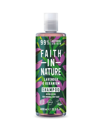 Faith in Nature %99 Doğal Sakinleştirici Şampuan // Lavanta&Sardunya (Lavender & Geranium)
