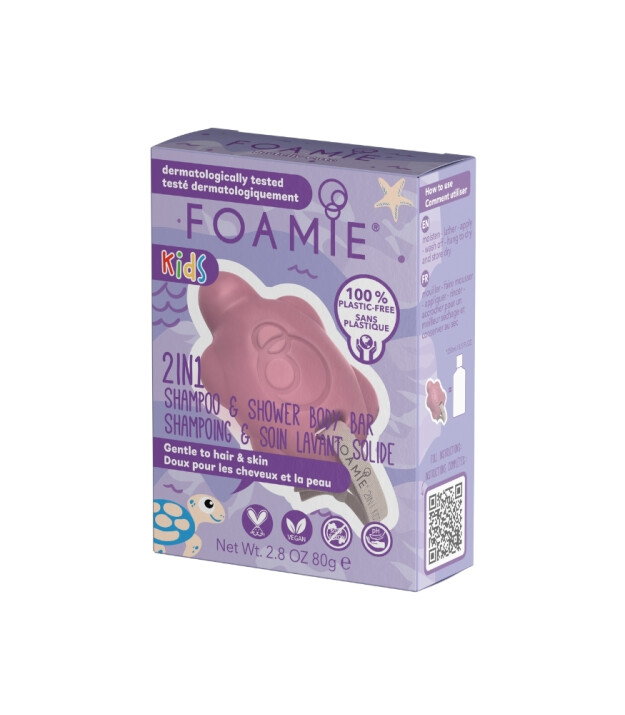 Foamie Kids Turtally Katı Saç ve Vücut Sabunu // Cute For Girls