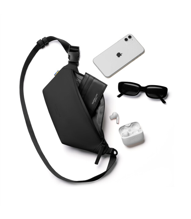 Gaston Luga D&auml;sh Bumbag Bel &Ccedil;antası // Black