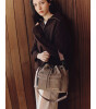 Gaston Luga Splash Bucket Crossbody &Ccedil;anta - Kahverengi
