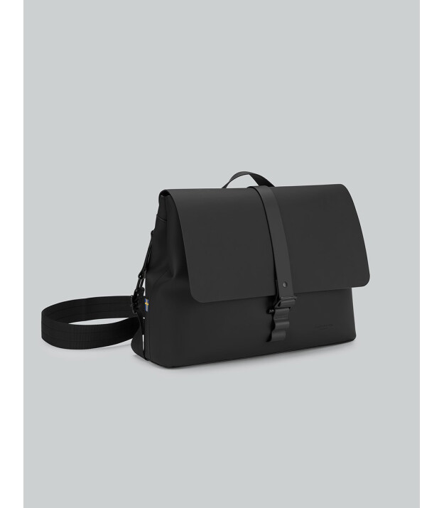 Gaston Luga Splash Crossbody Large 14" &Ccedil;anta - Siyah