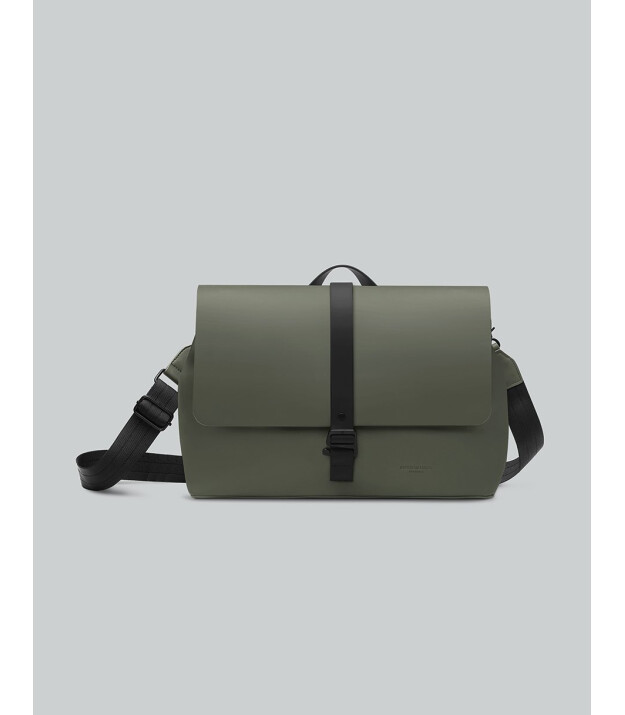 Gaston Luga Splash Crossbody Large 14" &Ccedil;anta - Zeytin Yeşili