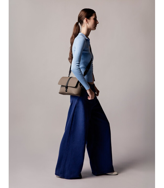 Gaston Luga Splash Crossbody Medium &Ccedil;anta - Kahverengi