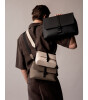 Gaston Luga Splash Crossbody Medium &Ccedil;anta - Kahverengi