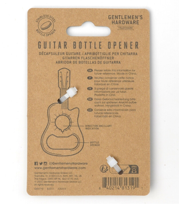 Gentlemen′s Hardware Şişe Açacağı // Guitar