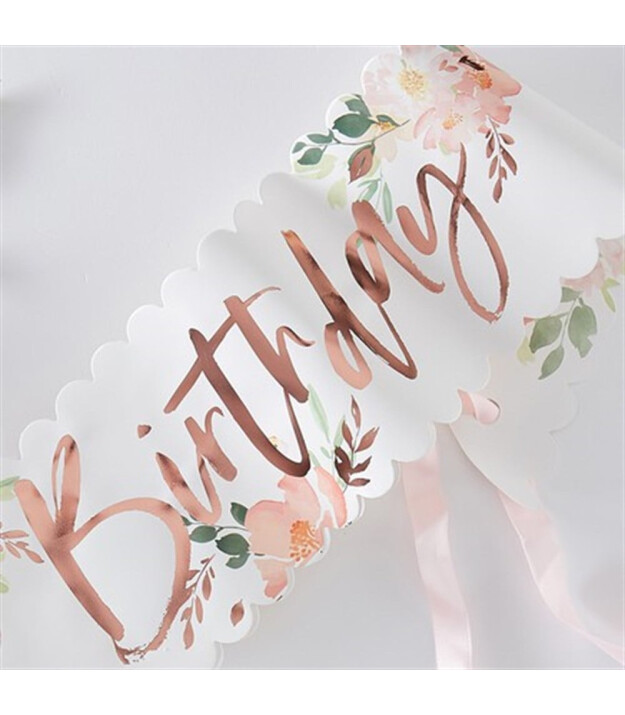 Ginger Ray - It's My Birthday - Çiçekli Kuşak