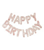 Ginger Ray - Konfetili Happy Birthday Balonlar