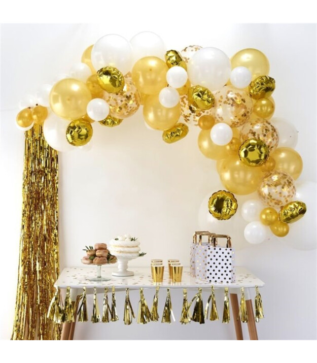 Ginger Ray - Zincir Balon Kit - Altın