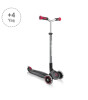 Globber Master Işıklı Katlanabilir Scooter // Siyah - Kırmızı