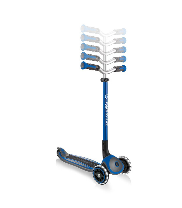 Globber Master Işıklı Katlanan Scooter // Lacivert