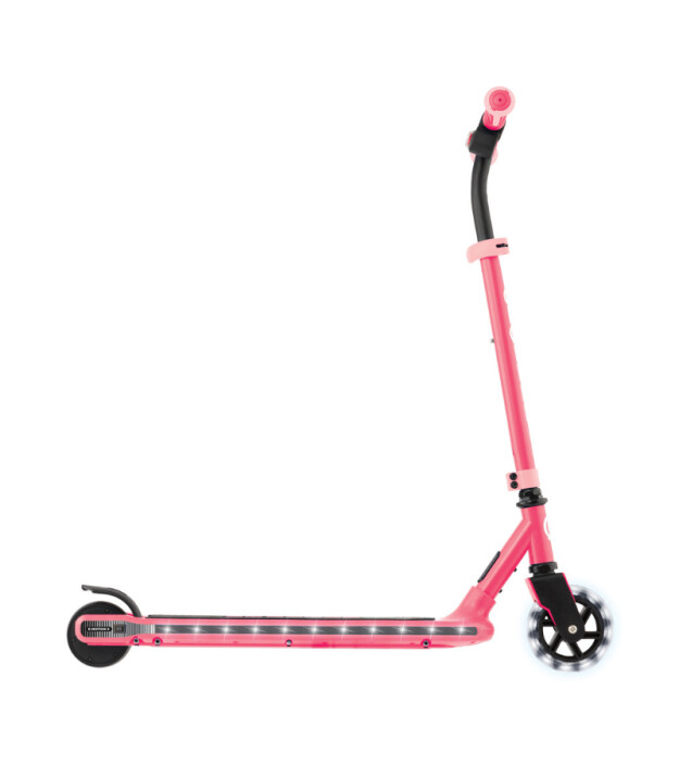 Globber One K E-Motion 6 Işıklı Elektrikli Scooter // Mercan Pembesi