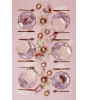 Harlow & Grey - Amethyst Peçete - 20'li