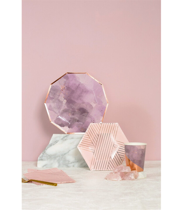 Harlow & Grey - Amethyst Peçete - 20'li