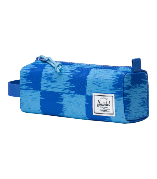 Herschel Settlement Pencil Case Kalem Kutu // Check Yourself Dazzling Blue