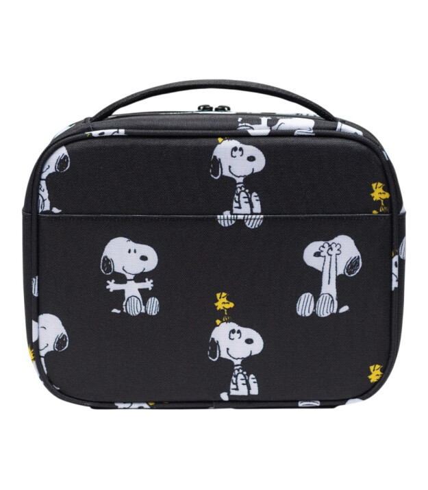 Herschel X Peanuts Pop Quiz Termal &Ccedil;anta // Snoopy and Woodstock Black