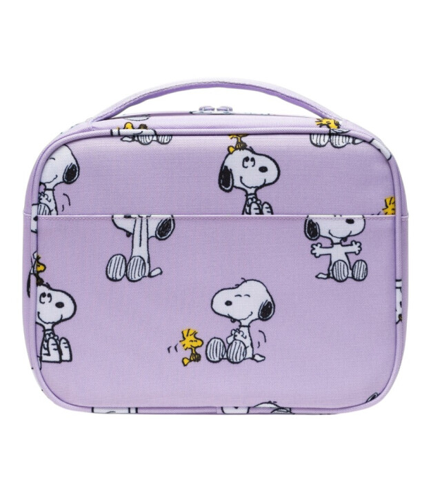 Herschel X Peanuts Pop Quiz Termal &Ccedil;anta // Snoopy and Woodstock Pastel Lilac
