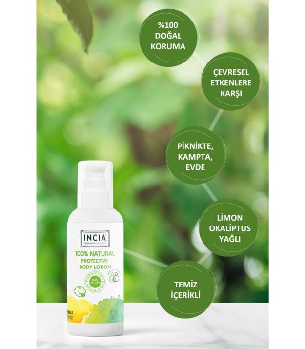 INCIA %100 Doğal Koruyucu Vücut Losyonu 50 ml
