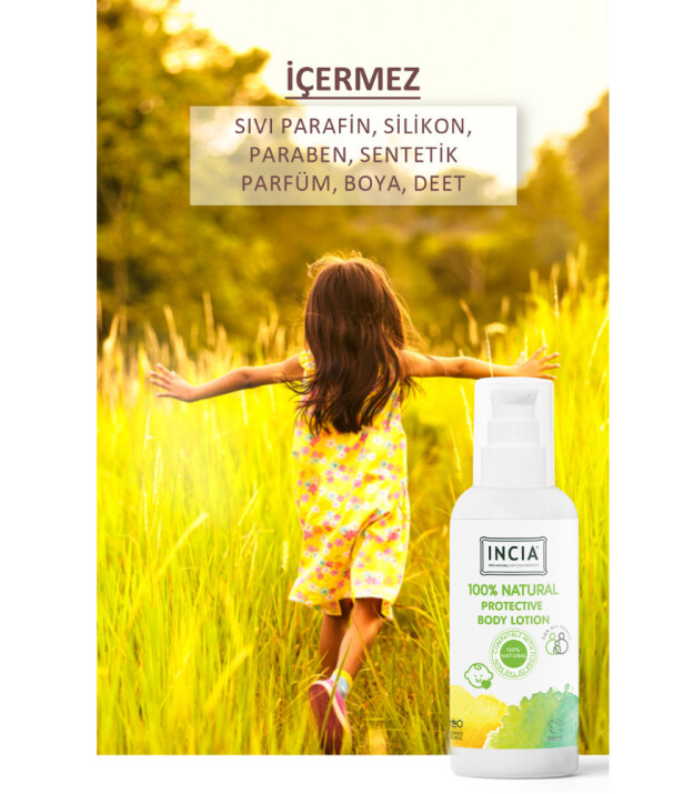 INCIA %100 Doğal Koruyucu Vücut Losyonu 50 ml