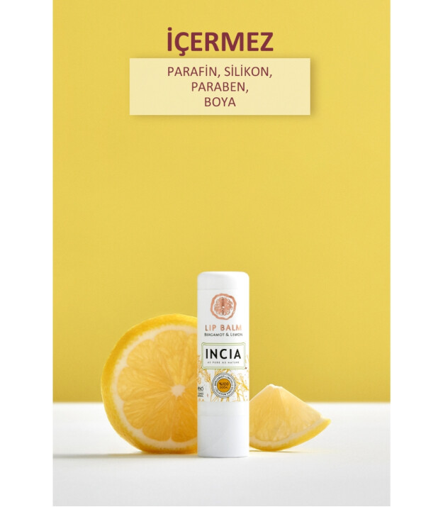 INCIA Kids Dudak Besleyici // Bergamot & Limonlu