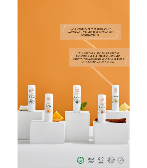 INCIA Kids Dudak Besleyici // Bergamot & Limonlu