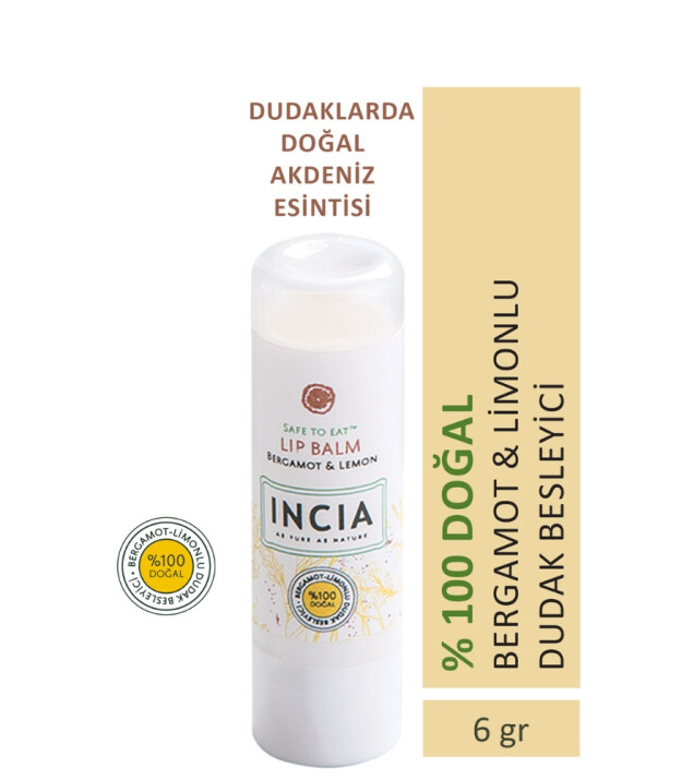 INCIA Kids Dudak Besleyici // Bergamot & Limonlu