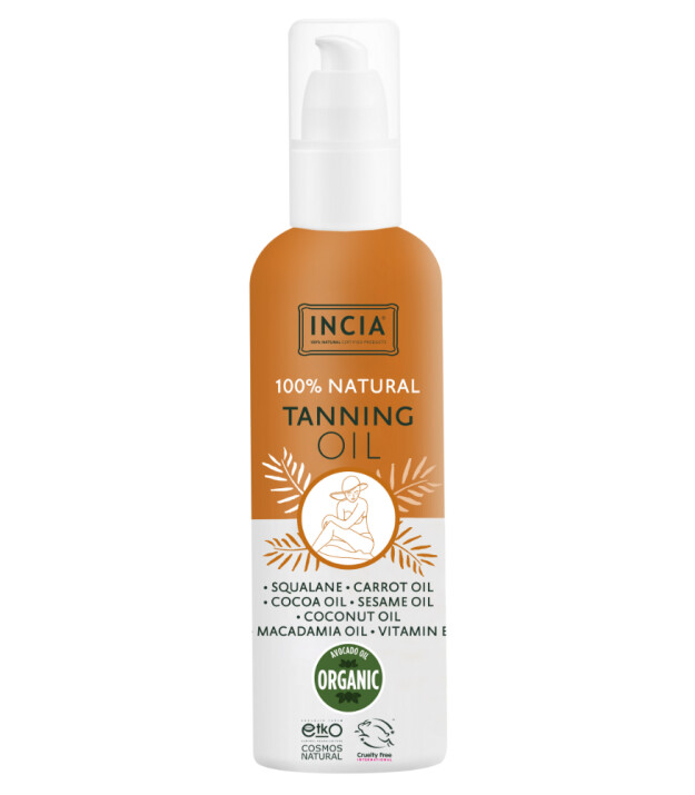 INCIA %100 Doğal Bronzlaştırıcı Yağ