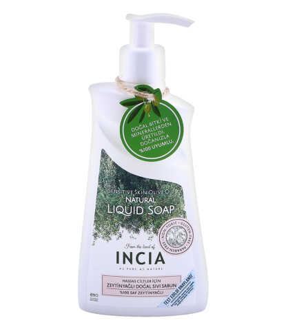 INCIA Zeytinyağlı Sıvı Sabun (Hassas Cilt)