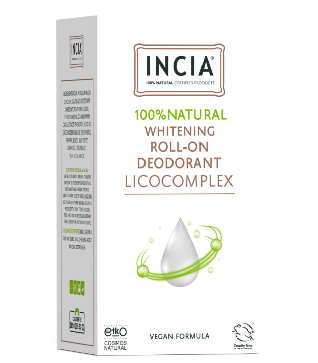 INCIA Roll-On Whitening Deodorant