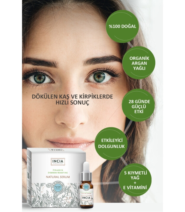 INCIA Kaş ve Kirpik Güçlendirici Serum