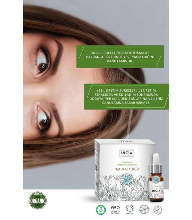 INCIA Kaş ve Kirpik Güçlendirici Serum