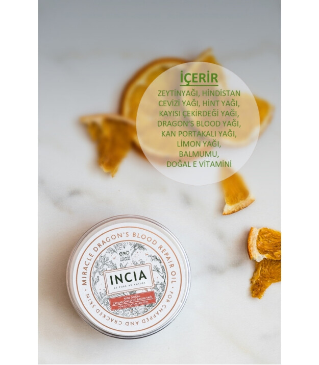 INCIA %100 Doğal Çatlak Onarıcı Balm Yağ