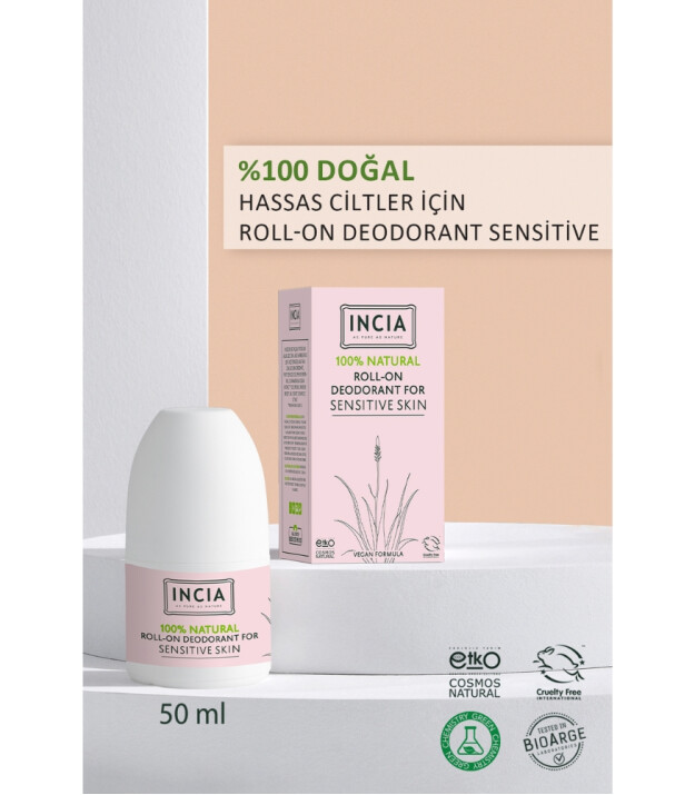 INCIA Doğal Roll-On Deodorant // Sensitive