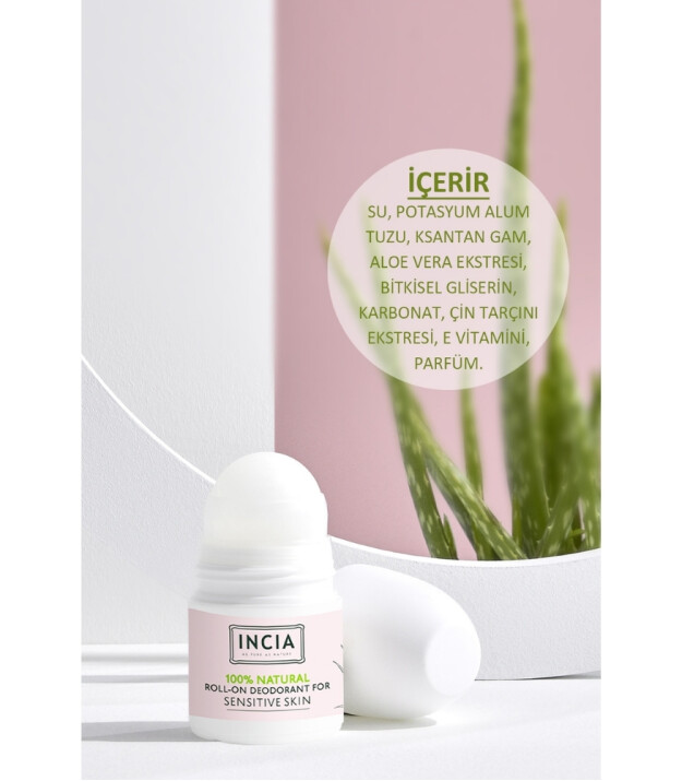 INCIA Doğal Roll-On Deodorant // Sensitive