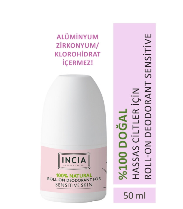 INCIA Doğal Roll-On Deodorant // Sensitive