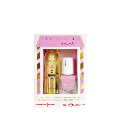 Inuwet Duo Oje & Lip Balm Set  // Cheesecake - Karpuz