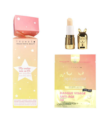 Inuwet Golden Skincare Cracker – Yüz Maskesi & Dudak Balm