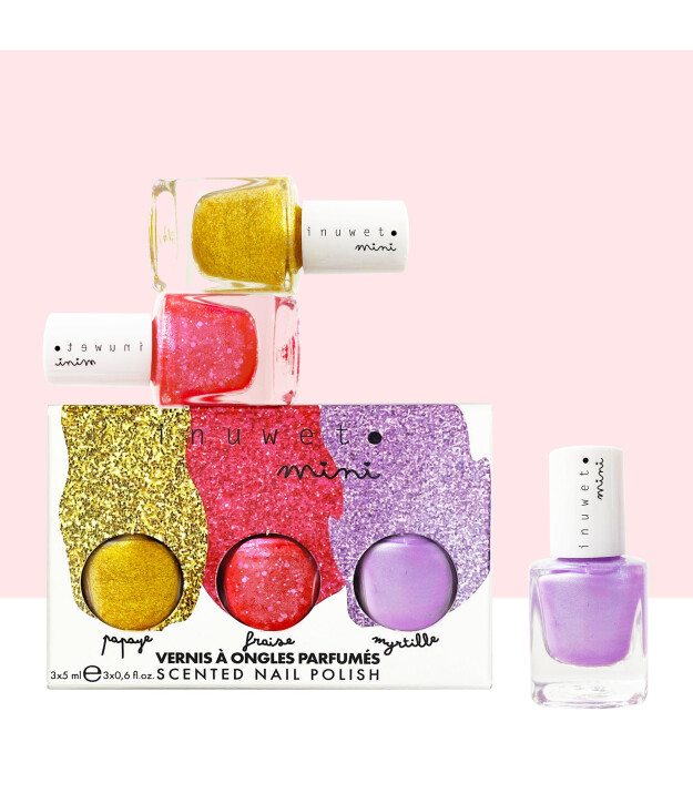 Inuwet Trio Su Bazlı Oje Seti (3 Adet)