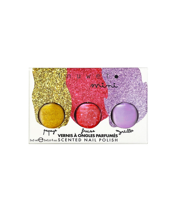 Inuwet Trio Su Bazlı Oje Seti (3 Adet)