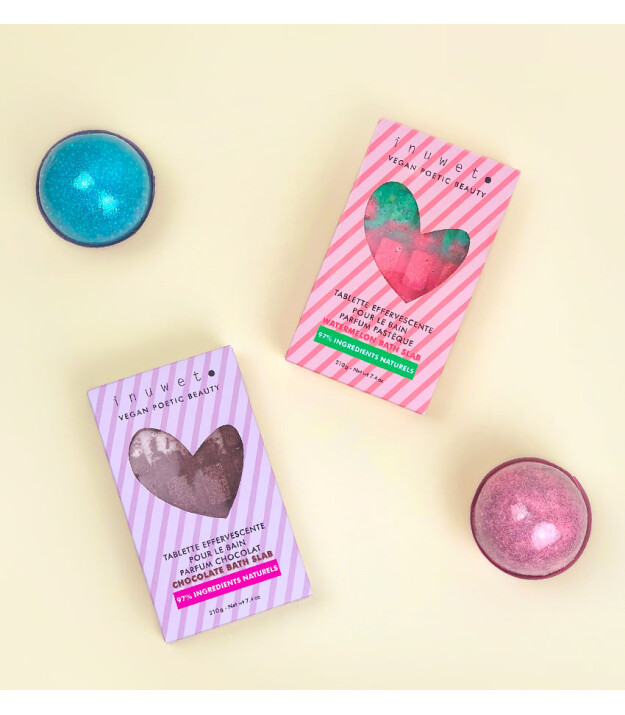 Inuwet Bath Bombes // Glitter Lilac - Pink