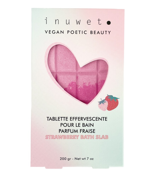 Inuwet Bath Slap Banyo Renklendirici Tablet // Strawberry