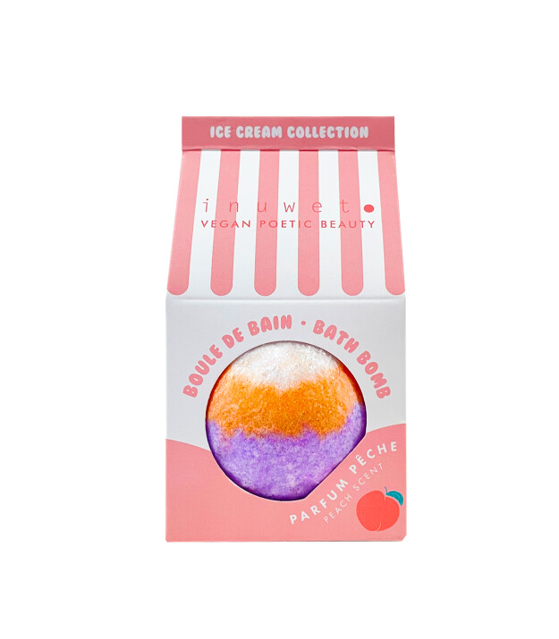 INUWET Icecream Şeftali Banyo Bombası