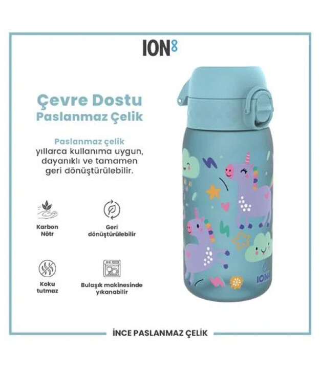Ion8 OneTouch &Ccedil;ocuk Suluk (350 ml) // Mavi Unicorn