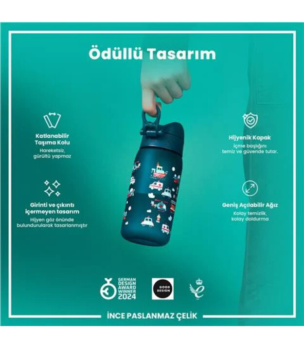 Ion8 OneTouch &Ccedil;ocuk Suluk (350 ml) // İlk Yardım Taşıtları
