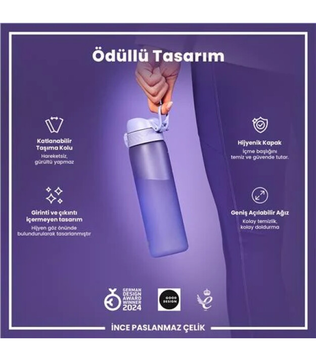 Ion8 OneTouch Suluk (500 ml) // A&ccedil;ık Mor