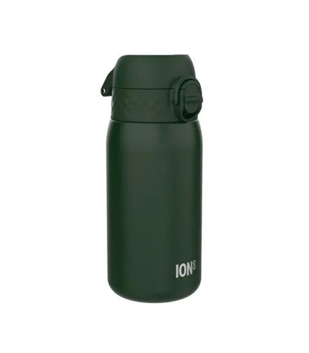 Ion8 OneTouch Paslanmaz &Ccedil;elik &Ccedil;ocuk Suluk (400 ml) // Koyu Yeşil