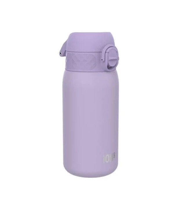 Ion8 OneTouch Paslanmaz &Ccedil;elik &Ccedil;ocuk Suluk (400 ml) // A&ccedil;ık Mor