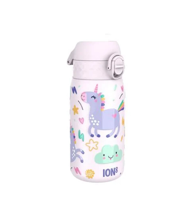 Ion8 OneTouch Paslanmaz &Ccedil;elik &Ccedil;ocuk Suluk (400 ml) // Unicorn