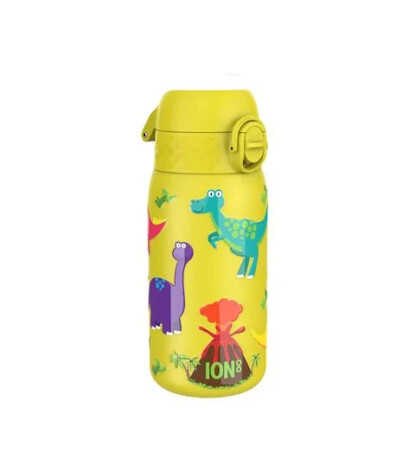 Ion8 OneTouch Paslanmaz Çelik Çocuk Suluk (400 ml) // Dinozorlar